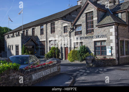 Lakeland Dorf im Wildwasser Hotel, Backbarrow, Nr. Ulverston, Englisch Lake District Stockfoto