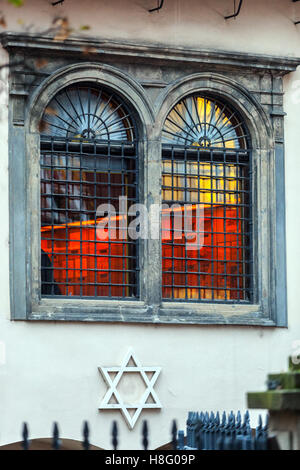 Pinkas Synagoge Prager Jüdisches Viertel Synagoge Josefov Stockfoto