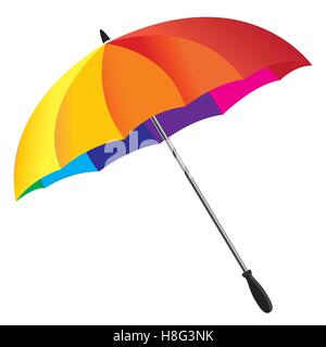 Regenschirm, Symbol, Vektor, Regen, Wetter, isoliert, Design, Satz, Mode, Kunst, öffnen, bearbeiten, Meteorologie, Symbol, Grafik, Form Stock Vektor