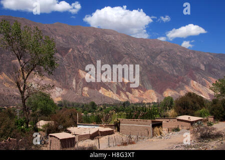 Humahuaca Tal, Jujuy, Argentinien, nahe der vierzehn Farben hill Stockfoto