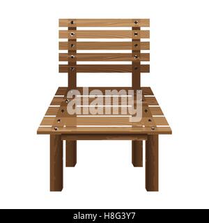 Stuhl, Holz, Vektor, Hocker, isoliert, Illustration, Objekt, Vintage, Retro, Möbel, Design, Dekoration, Bein, Modern, alt Stock Vektor