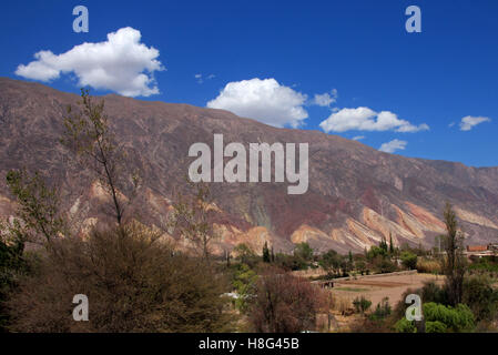 Humahuaca Tal, Jujuy, Argentinien, nahe der vierzehn Farben hill Stockfoto