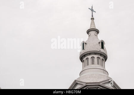 Eglise Notre-Dame-des-Neiges de Trois-Pistoles, Provinz Quebec, Kanada Stockfoto