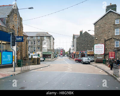 High Street in Barmouth Gwynedd Wales UK Stockfoto