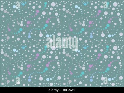 Nahtlose Vollkreis mit Blasen oder Kreise, die mit Adobe Illustrator. Ist es Vektor Datei. Stock Vektor