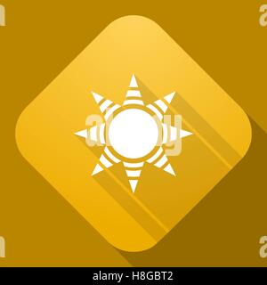 Symbol der Sonne. Vector Illustration Eps 10 Stock Vektor