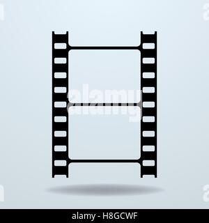 Ikone des Film-Frame. Kinofilm. Vektor-Illustration Stock Vektor