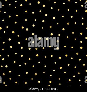 Gepunkteter Hintergrund wiederholen. Nahtlose Muster. Stock Vektor