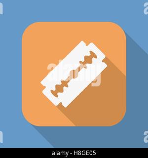 Rasierklinge Symbol symbol Stock Vektor