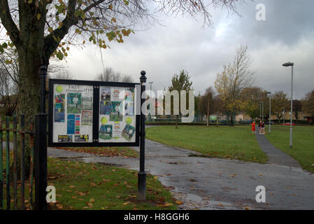 Drumchapel Stadtpark Glasgow Schottland Stockfoto