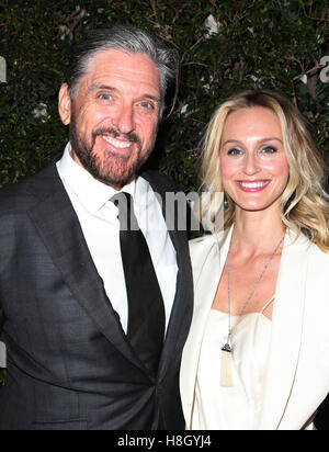 Beverly Hills, CA, USA. 12. November 2016. 12. November 2016 - Beverly Hills, Kalifornien - Craig Ferguson, Megan Wallace Cunningham. 30. Jubiläums-Gala Farm Sanctuary statt auf The Beverly Wilshire Four Seasons Hotel. Bildnachweis: AdMedia © AdMedia/ZUMA Draht/Alamy Live-Nachrichten Stockfoto