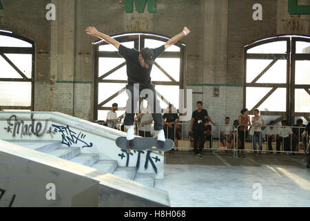 Sydney, Australien. 13. November 2016. AUS Sydney: Mode, Musik, Skate bei Carriageworks. Im Bild: Hubba Hideout-Skate-Wettbewerb. Kredit: Kredit: Richard Milnes/Alamy Live-Nachrichten Stockfoto