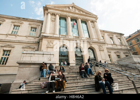Frankreich, Cote d'Azur, Nizza, Justizpalast (Palais de Justice) Stockfoto
