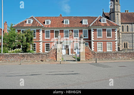 Sarum College, Kathedrale von Salisbury, Wiltshire, England, Stockfoto