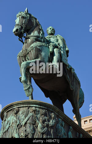 Prinz Mihailo Denkmal, Belgrad, Serbien. Stockfoto