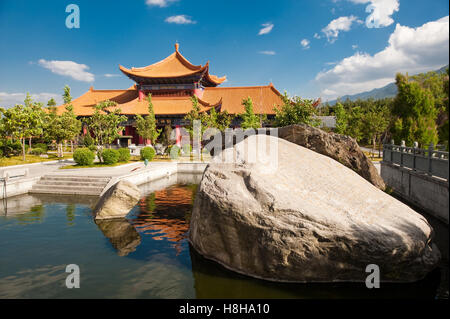 Buddhistische Tempel, Dali, Yunnan, China, Asien Stockfoto