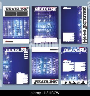 Moderne Vektor Vorlagen für Broschüren, Flyer, Cover oder Bericht in A4-Größe für Ihr design Stock Vektor