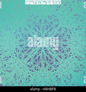 Geometrischen Hintergrund Molekül und Kommunikation für Ihr Design. Verbundene Linien mit Punkten. Vektor-illustration Stock Vektor