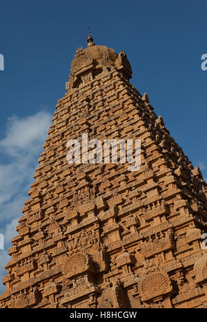 Brihadeeswarar-Tempel in Thanjavur, Tamil Nadu, Indien. Stockfoto