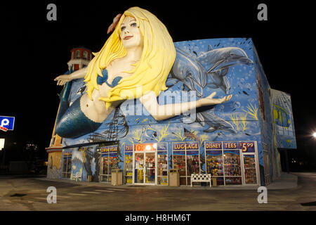 Kleine Meerjungfrau-Geschenk-Shop auf Highway 192 Kissimmee in der Nähe von Orlando Florida Stockfoto