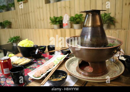 Traditionelles chinesisches Abendessen Stockfoto