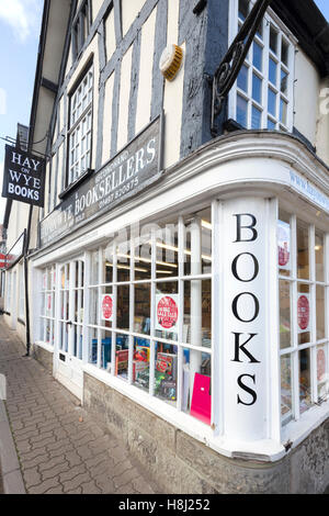 Unabhängige Buchhandlung in Hay on Wye, Kind, Wales, UK Stockfoto