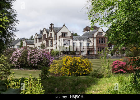 Greythwaite Manor, in der Nähe von Satterthwaite im englischen Lake District, Cumbria. Stockfoto