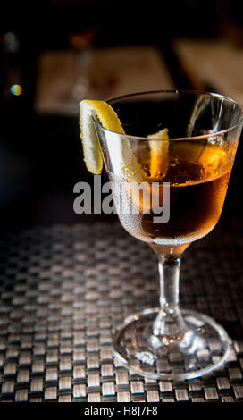 Whiskey Cocktail Stockfoto