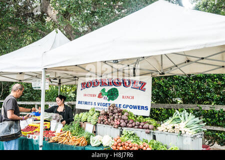 Im freien Markt Obst und Bauern Carmel California Carmel Stockfoto