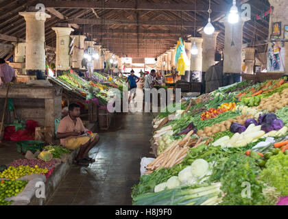 Gemüsemarkt in Galle, Sri Lanka, Stockfoto