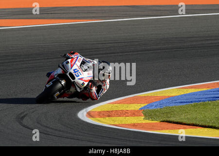 Valencia, Spanien. 12. November 2016. Scott Redding während des Qualifyings am Circuit Ricardo Tormo. © Gaetano Piazzolla/Pacific Press/Alamy Live-Nachrichten Stockfoto