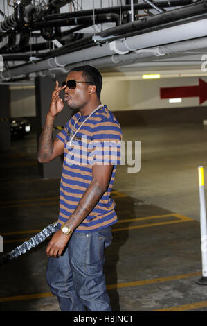 Meek Mill kommt bei Roc Nation Pre-GRAMMY-Brunch im Soho House im 9. Februar 2013 in West Hollywood, Kalifornien. Stockfoto