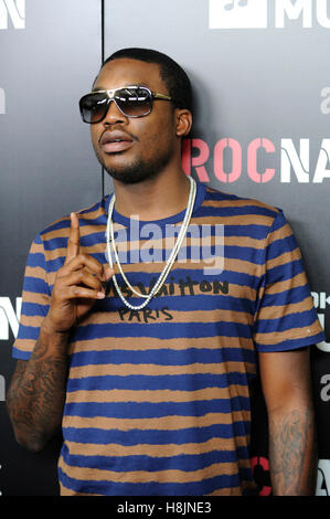 Meek Mill kommt bei Roc Nation Pre-GRAMMY-Brunch im Soho House im 9. Februar 2013 in West Hollywood, Kalifornien. Stockfoto