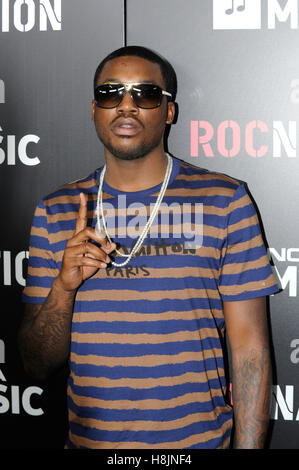 Meek Mill kommt bei Roc Nation Pre-GRAMMY-Brunch im Soho House im 9. Februar 2013 in West Hollywood, Kalifornien. Stockfoto