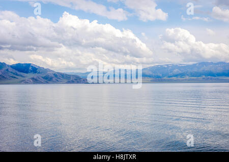 Landschaft am Sayram See, Xinjiang Uyghur autonome Region, China Stockfoto