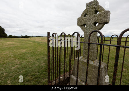 Der Hügel von Tara, in der Nähe des Flusses Boyne, ist eine archäologische Komplex, die r enthält eine Reihe von antiken Monumenten und w Stockfoto