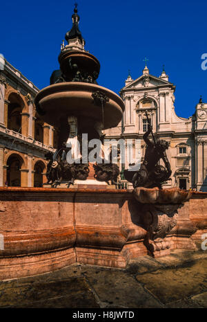 Italien-Marche Loreto Heiligtum der Basilika von Santa Casa Stockfoto