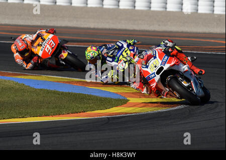 Valencia, Spanien. 13. November 2016. Andrea Iannone am Circuit Ricardo Tormo. © Gaetano Piazzolla/Pacific Press/Alamy Live-Nachrichten Stockfoto