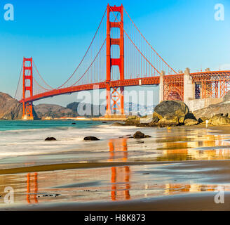 Golden Gate Bridge in San Francisco, Kalifornien, USA.