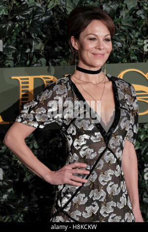 London, UK. 13. November 2016. Helen McCrory kommt auf dem roten Teppich für den London Evening Standard Theatre Awards auf 13.11.2016 in The Old Vic, The Cut, London. Im Bild: Helen McCrory. Picture by Credit: Julie Edwards/Alamy Live-Nachrichten Stockfoto