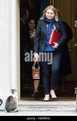 Downing Street, London, 15. November 2016.  Secretary Of State for Culture, Media and Sport Karen Bradley verlässt Downing Street nach der wöchentlichen Kabinettssitzung. Bildnachweis: Paul Davey/Alamy Live-Nachrichten Stockfoto