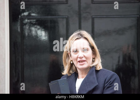 London, 15. November 2016, Amber Rudd, Home Secretary verlässt 10 Downing Street, Credit: Ian Davidson/Alamy Live News Stockfoto