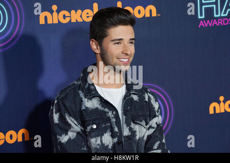 Jake Miller 11. November 2016 bei den Nickelodeon HALO Awards am Pier 36 in New York, NY. Stockfoto