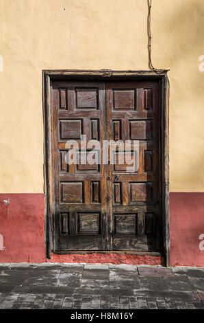 Typische Tür von Teneriffa Stockfoto
