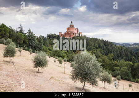 Das Heiligtum der Madonna von San Luca, Bologna. Die Kirche wurde erbaut 1723 mit den Entwürfen von Carlo Francesco Dotti Stockfoto