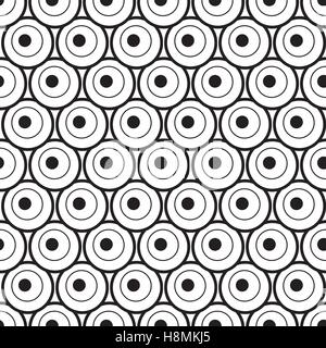 Geometrische Formen Muster-Set, minimalistischen, Memphis-Stil. Vektor-illustration Stock Vektor