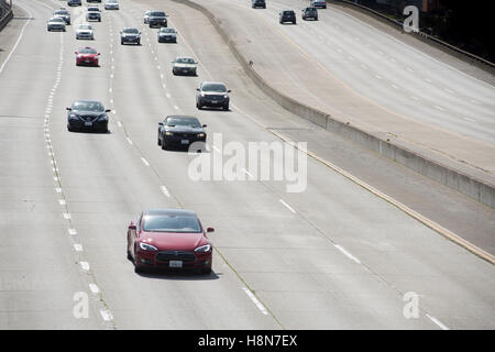Autobahn 280 in San Francisco, Kalifornien, USA Stockfoto