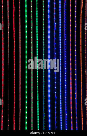 LED-Streifen-Beleuchtung Stockfoto