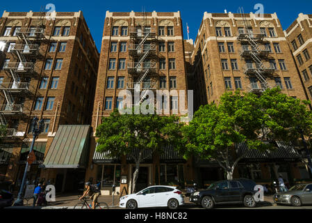 Das Sofia Hotelgebäude, Downtown San Diego Kalifornien, USA. Stockfoto