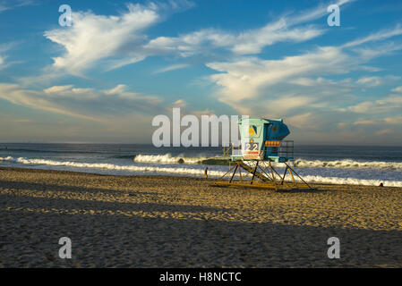 Morgen am South Carlsbad State Beach. Carlsbad, Kalifornien, USA. Stockfoto